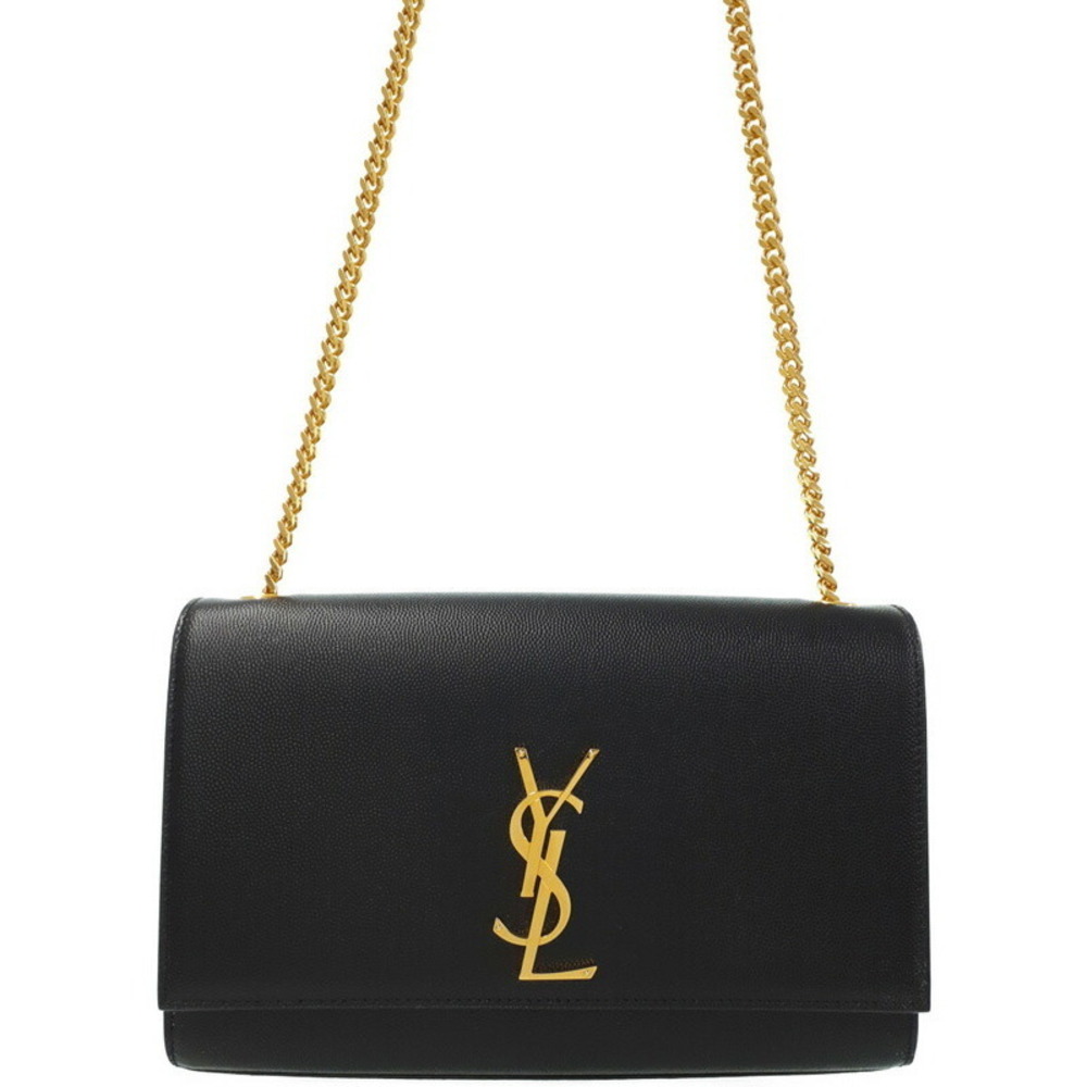SAINT LAURENT PARIS Kate Monogram Satchel Chain Shoulder Bag
